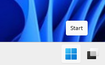 the Windows Start button in the bottom taskbar